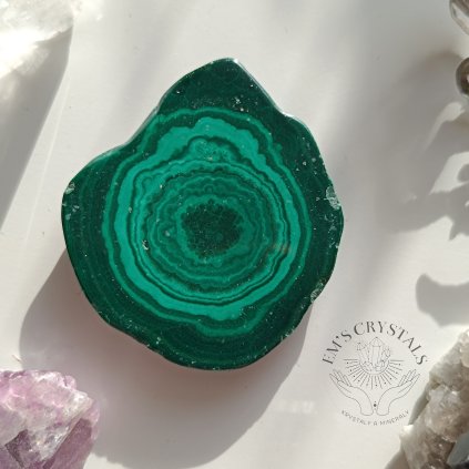 MALACHIT leštěný plátek malý č.3 21,7g