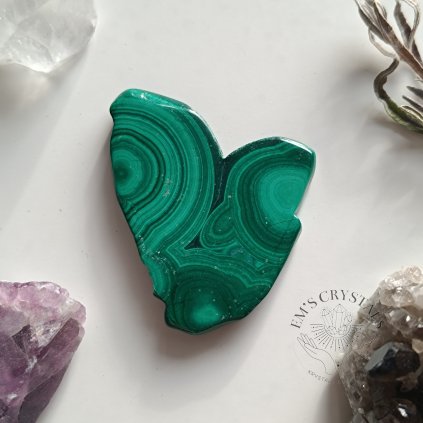 MALACHIT leštěný plátek malý č.5 21,7g