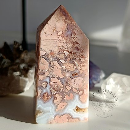 COTTON CANDY achát - obelisk č.3 59,6g