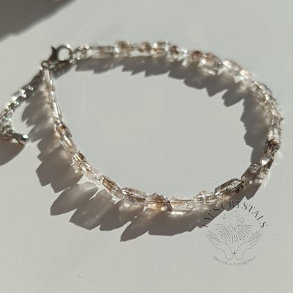 Náramek - Herkimer diamond křišťál