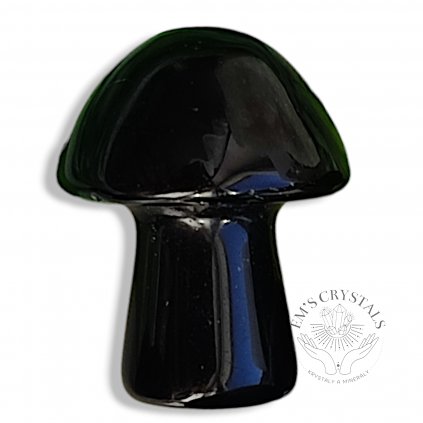 OBSIDIAN mushroom 1.5cm
