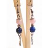 BLUE QUARTZ earrings CAT stainless steel