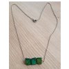 NÁHRDELNÍK zelená perleť