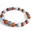 VITALITA náramek stříbro Ag925/1000, karneol, achát, hematit, křišťál, zlatý avanturín