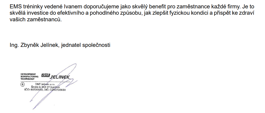 EMS trénink na pracovišti? Ano, je to skvělý benefit pro zaměstnance.