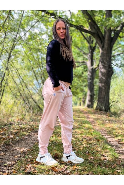 Emsulka Damske Kalhoty Pudrova 4