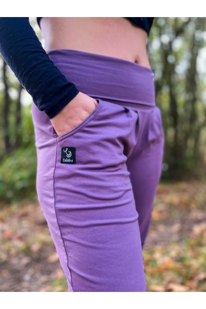 Emsulka Damske Kalhoty Fialova 1