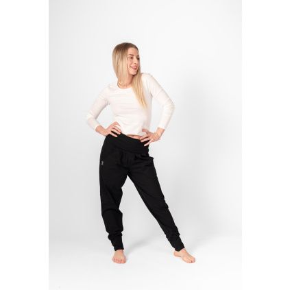 Emsulka Damske Kalhoty Cerna 11