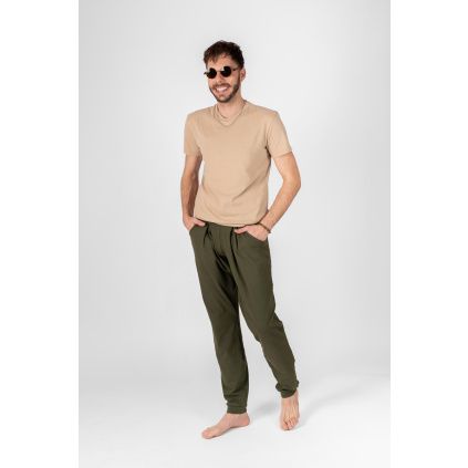 Emsulka Panske Kalhoty Khaki 3 2