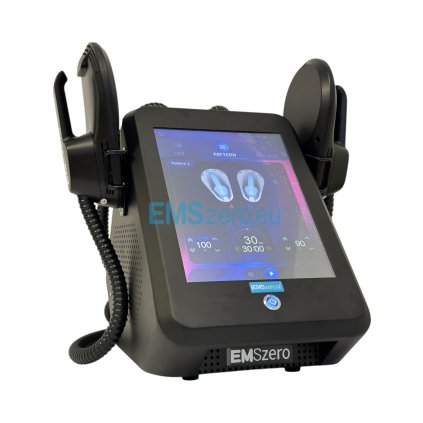 EMSzero – elektromágneses izomerősítő - Sculptor, két fogantyúval, nagy kijelzővel, fekete kivitelben