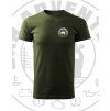 tricko panske KLASIK khaki logo