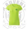tricko damske KLASIK wild lime logo