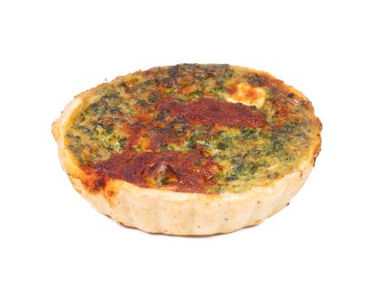 quiche špenát