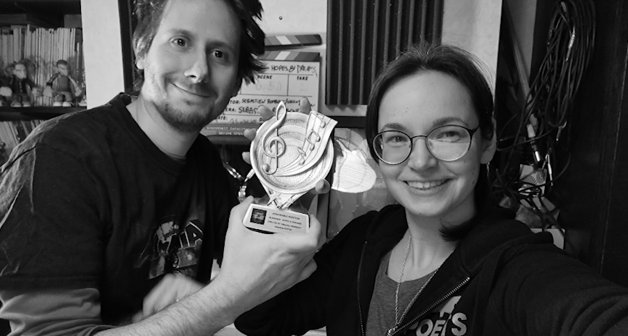 Who are Sébastien Rombout and Valentine Potten, the two Belgian directors of the video clip “ALMANIAX - Hopes & Dreams”?