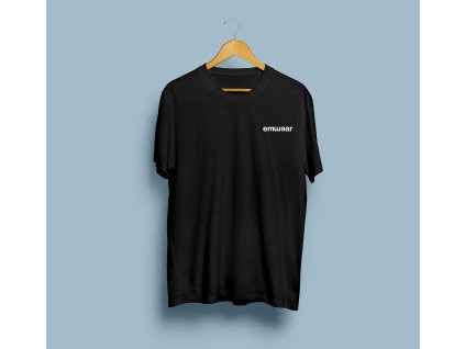 T Shirt Mock Up Front Black