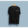 T Shirt Mock Up Front Black