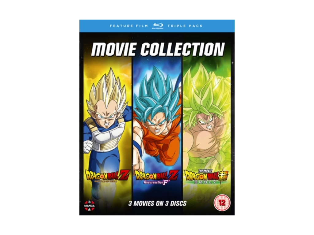 Dragon Ball Movie Trilogy (Battle Of Gods, Resurrection F , Broly) [Blu-ray]