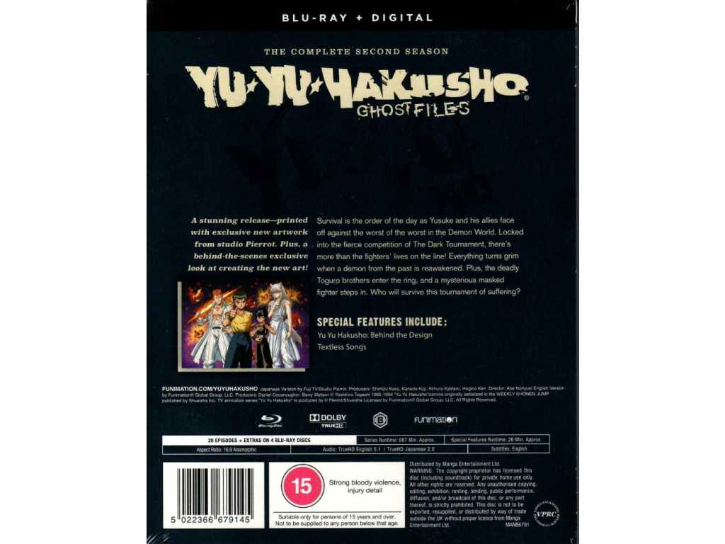 Yu Yu Hakusho Season 2 Episodes 29-56