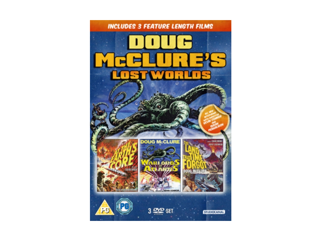 Doug McClures Lost Worlds - At The Earth Core / Warlords Of Atlantis / The Land That Time Forgot DVD