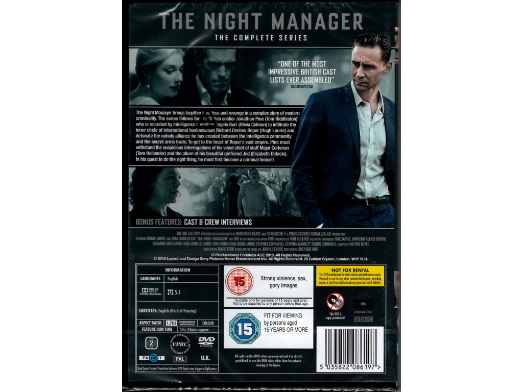 The Night Manager Series) (DVD) | EN-filmy.cz