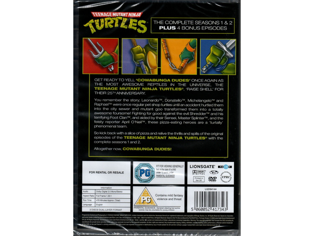 Teenage Mutant Ninja Turtles - 25th Anniversary Edition (3 Disc) (DVD)
