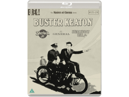Buster Keaton: 3 Films(Sherlock Jr.  The General  Steamboat Bill  Jr.) [Masters of Cinema]  (Blu-Ray)