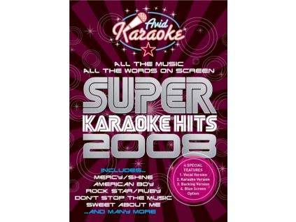 Super Karaoke Hits 2008 (DVDi)