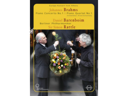 DANIEL BARENBOIM / SIMON RATTLE / BERLIN PHILARMONIC - Brahms: Piano Concerto No. 1 - Piano Quartet No. 1 (DVD)