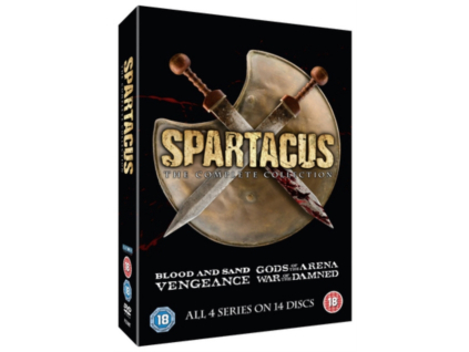 Spartacus Series 1 to 4 Complete Collection DVD