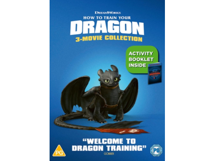 How To Train Your Dragon 1 to 3 (With Activity Book) DVD
