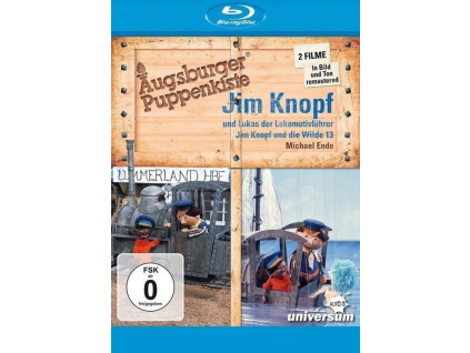 Augsburger Puppenkiste: Jim Knopf und Lukas, der Lokomotivführer / Jim Knopf und die Wilde 13 (Blu-ray)