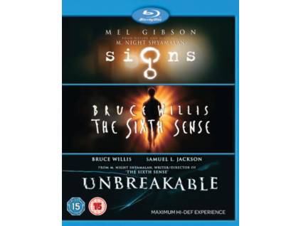 M Night Shyamalan - Signs / The Sixth Sense / Unbreakable Blu-Ray
