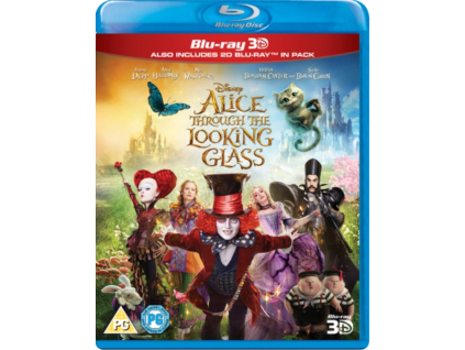 Alice Through The Looking Glass 3D+2D Blu-Ray