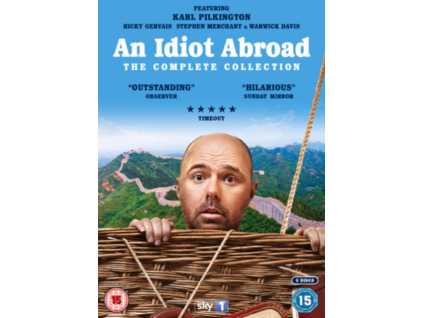 An Idiot Abroad Series 1 to 3 Complete Collection DVD
