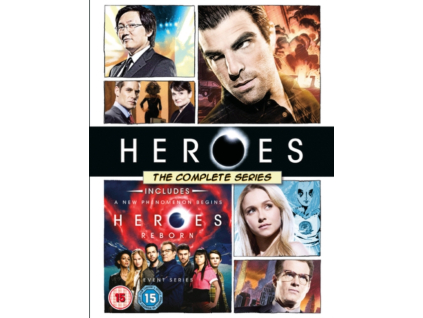 Heroes Seasons 1 to 4 Complete Collection + Heroes Reborn Blu-Ray