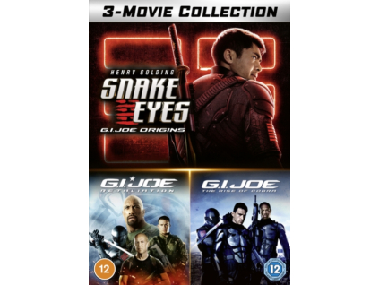 GI Joe Trilogy - The Rise of Cobra /  Retaliation / Snake Eyes DVD