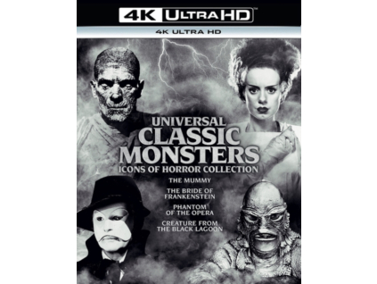 The Mummy  / Bride of Frankenstein / Phantom of the Opera / Creature from the Black Lagoon 4K Ultra