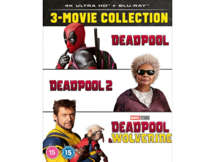 Deadpool 1 / Deadpool 2 / Deadpool 3 - Deadpool and Wolverine 4K Ultra HD + Blu-Ray
