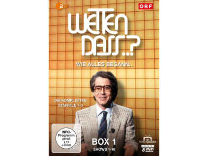 Wetten, dass..? Box 1 (Shows 01-16: Wie alles begann) (DVD)