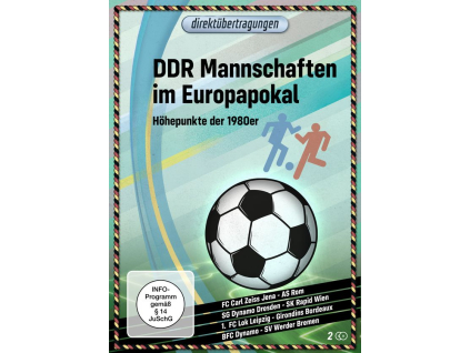 Direktübertragungen - DDR Mannschaften im Europapokal: Höhepunkte der 1980er Jahre (DVD)