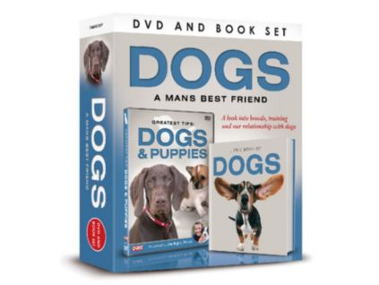 2307645 dogs gift set dvd book