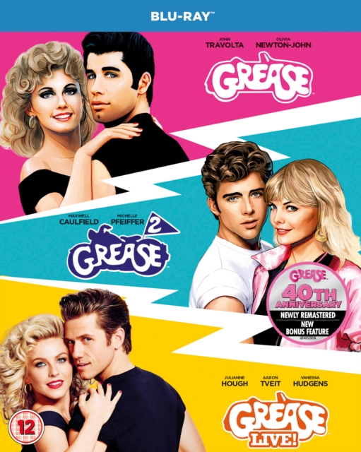 Grease / Grease 2 / Grease Live Blu-Ray