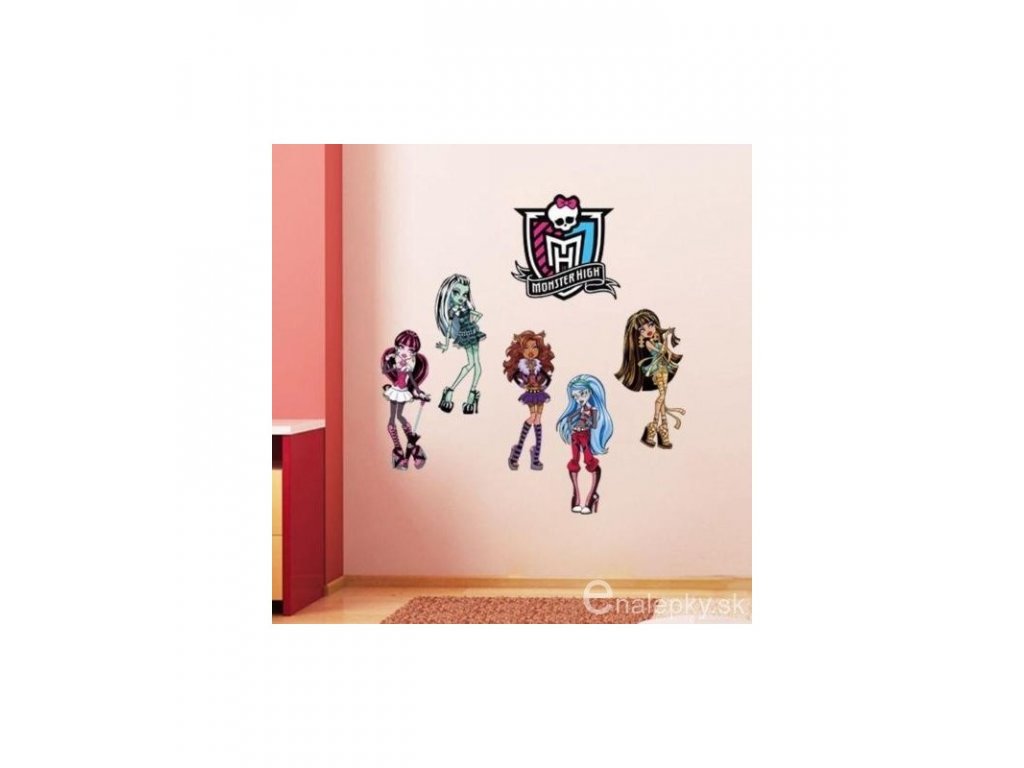 Nálepky na stenu - Monster High - Monsterky