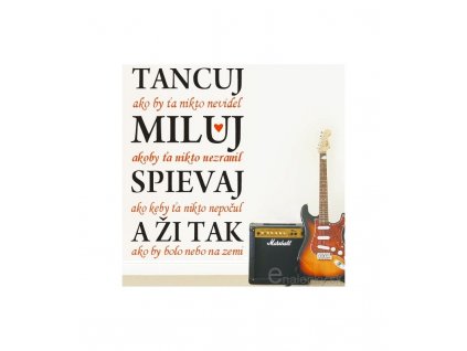 Nálepky na stenu - Tancuj