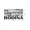 Nálepky na stenu - Rodina
