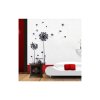Nálepky na stenu - odkvitnutá púpava - čierna
