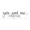 Nálepky na stenu - You and me
