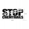 Nálepky na auto - Stop chemtrails