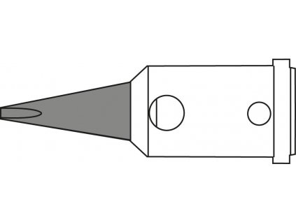 Náhradní pájecí hrot pro Ersa Independent 75 ve tvaru dláta 1 mm (0G072CN/SB)