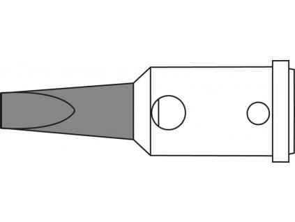 Náhradní pájecí hrot pro Ersa Independent 75 ve tvaru dláta 3,2 mm (0G072AN/SB)